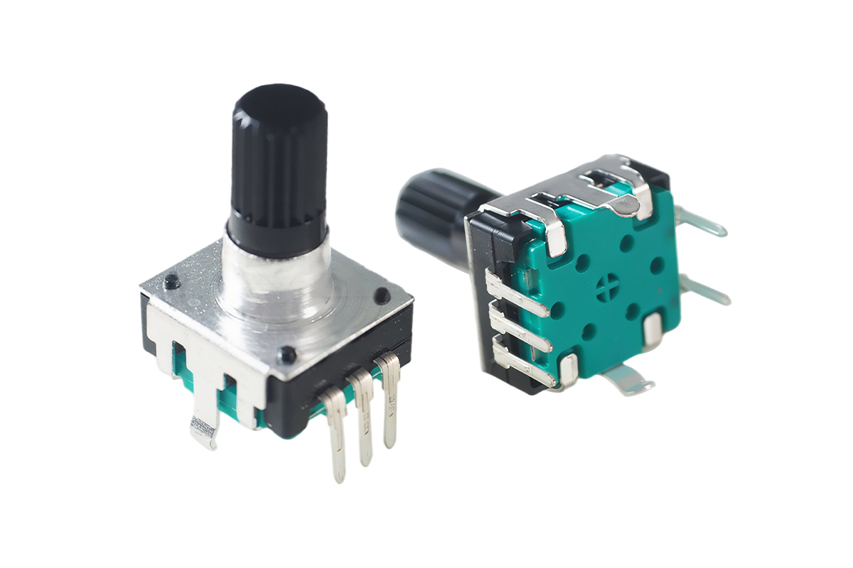 EC12带按压开关梅花头旋转编码器